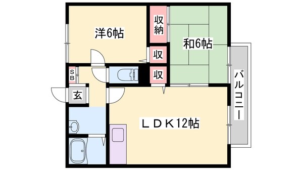 リヴェール中村の物件間取画像